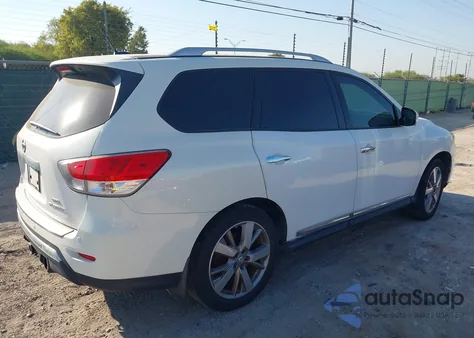 2013 Nissan Pathfinder Platinum из США, поврежденный, VIN 5N1AR2MM0DC676984